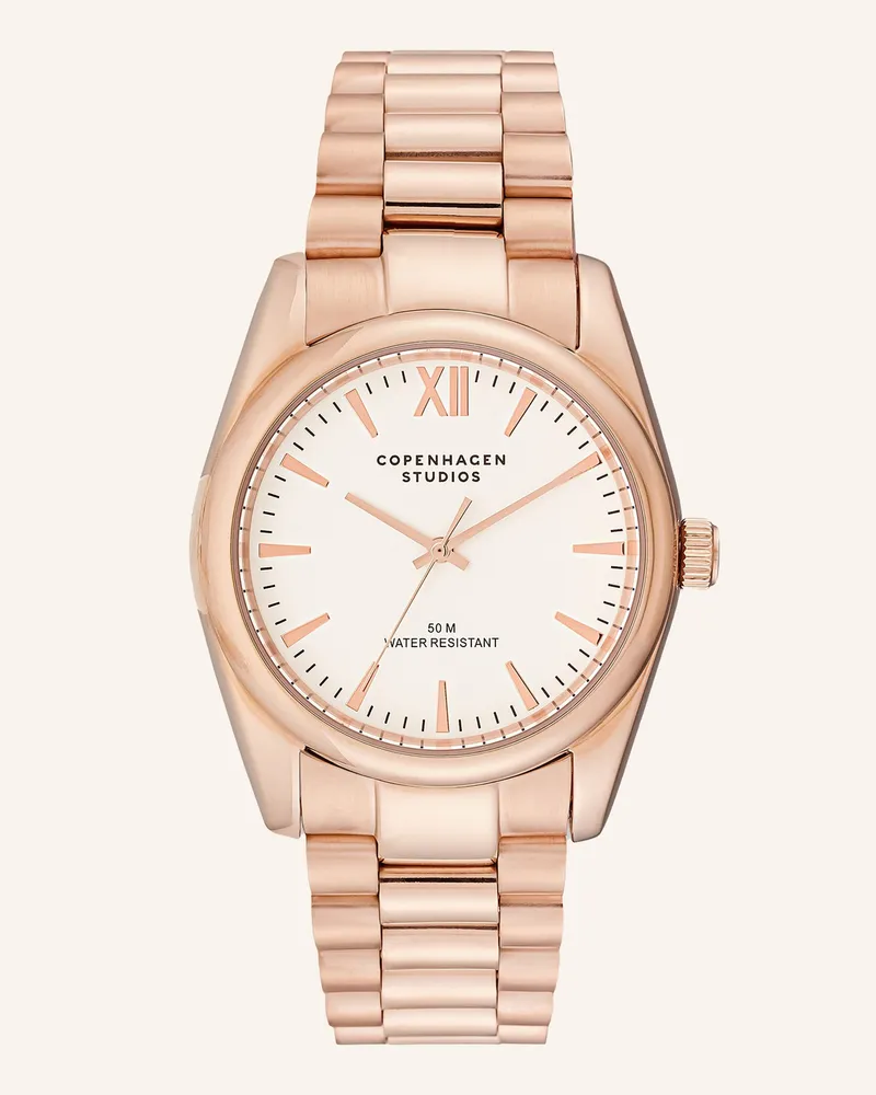 Copenhagen Armbanduhr  aus  Edelstahl Roségold