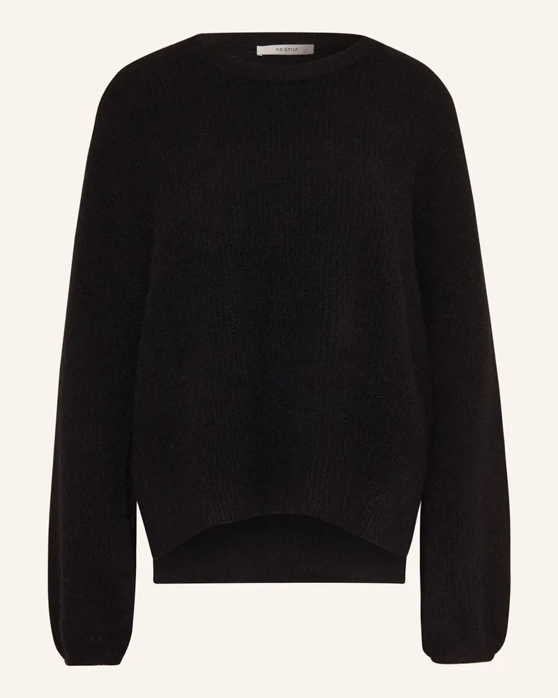 Gestuz Pullover GZALPHA mit Alpaka Schwarz
