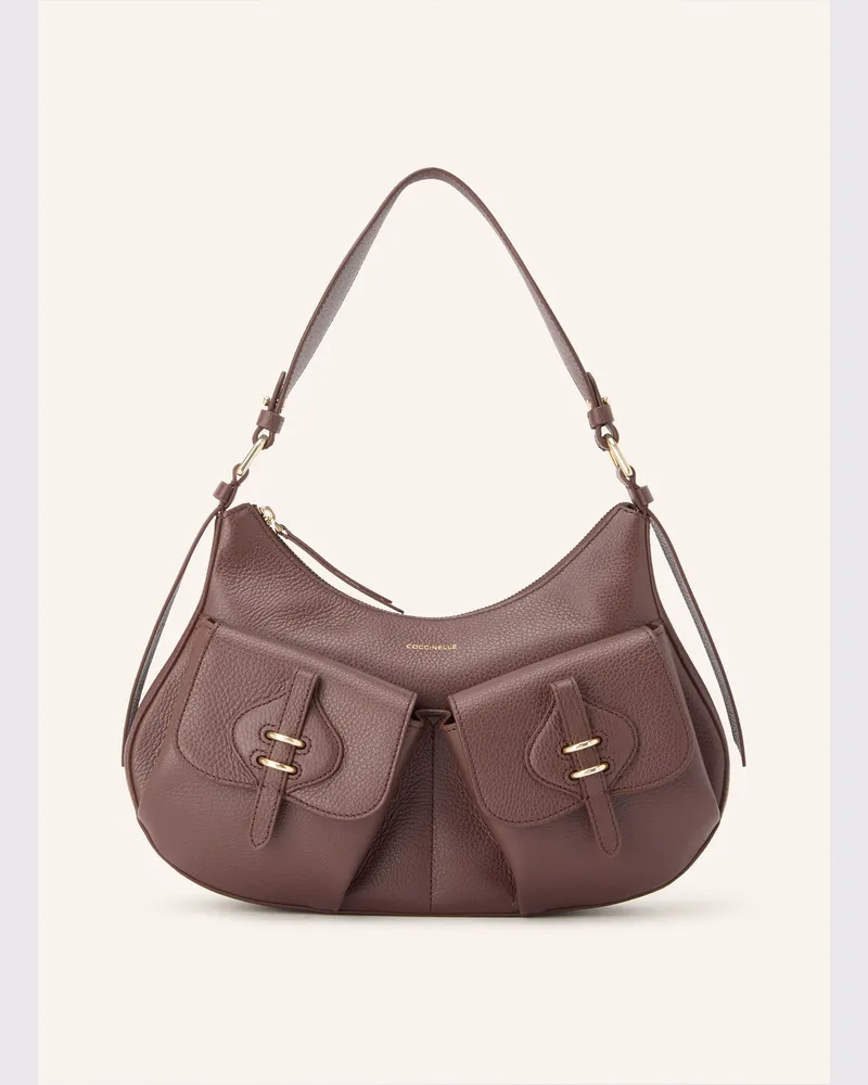 Coccinelle Schultertasche Mavery rot Dunkelrot