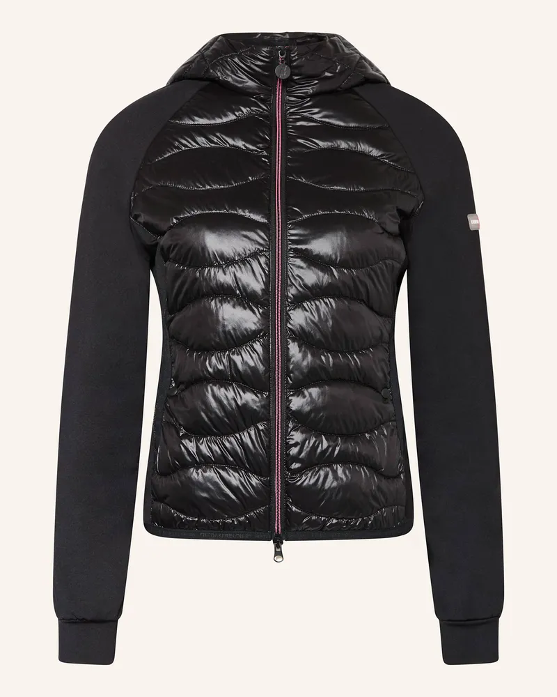 Frieda & Freddies Steppjacke DAVY im Materialmix Schwarz