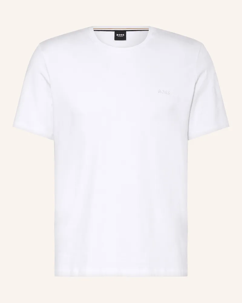 HUGO BOSS Schlafshirt weiss Weiss