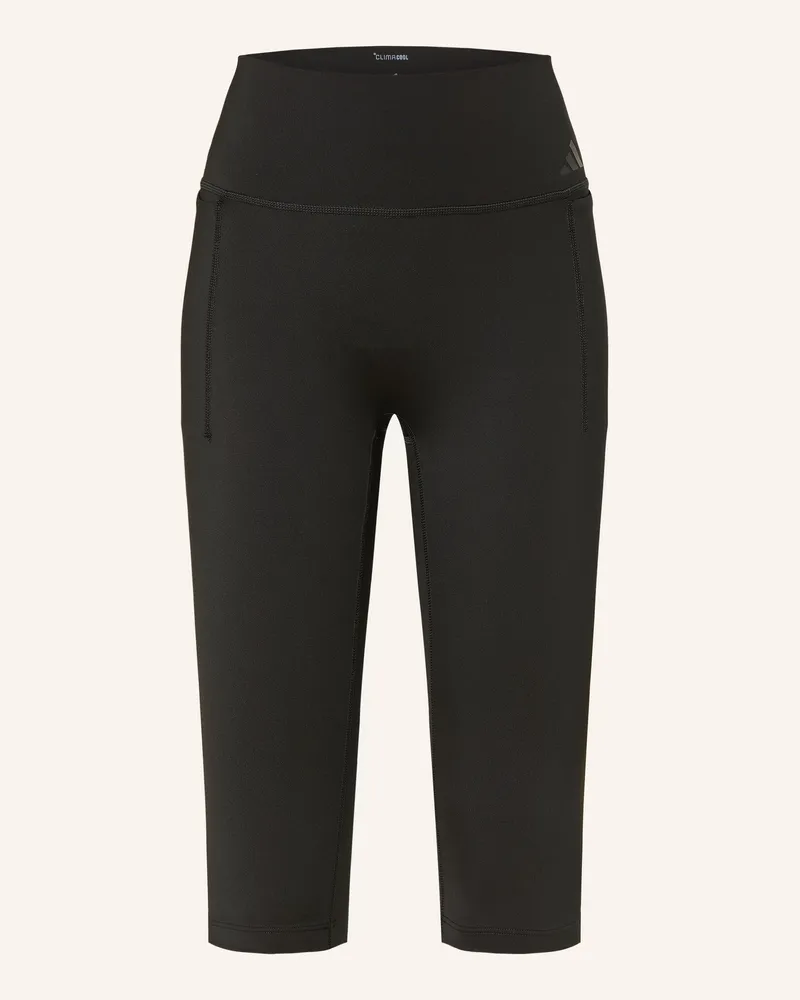 adidas Tights Optime Workout Contour Capri schwarz Schwarz