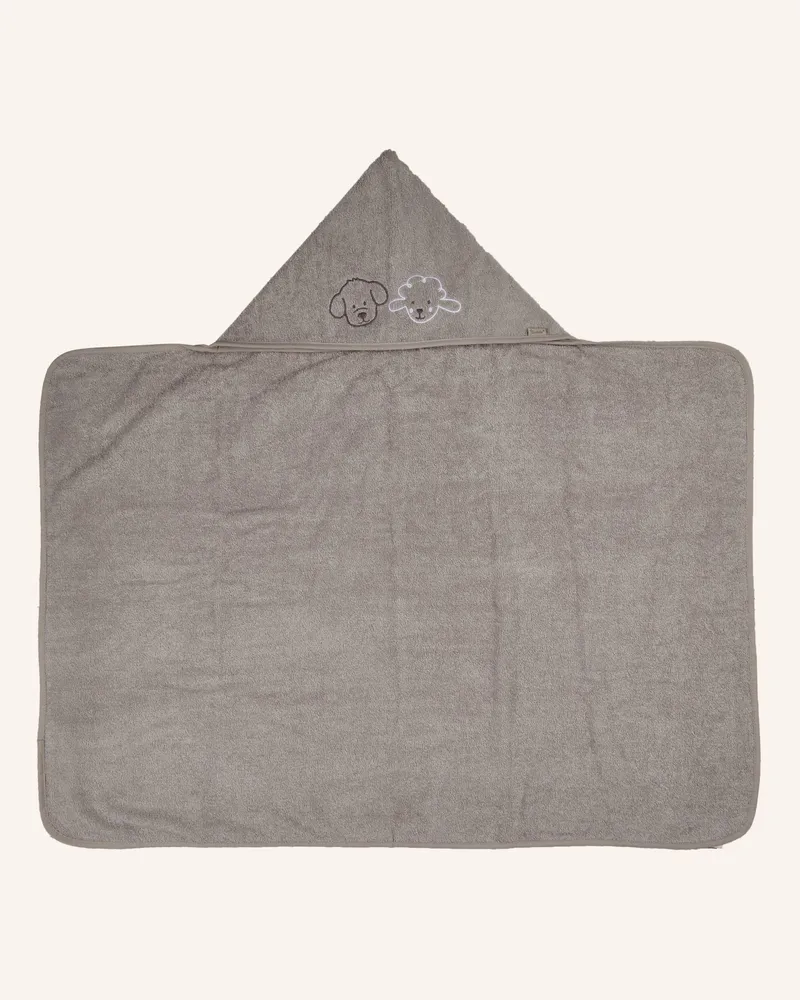 Sterntaler Kapuzenbadetuch 100x70 BAUERNHOF Beige