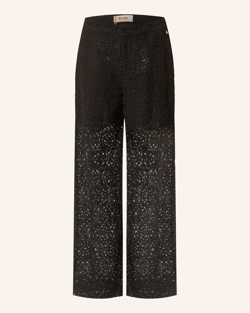 Mos Mosh Marlenehose MMJULES aus Lochspitze Schwarz