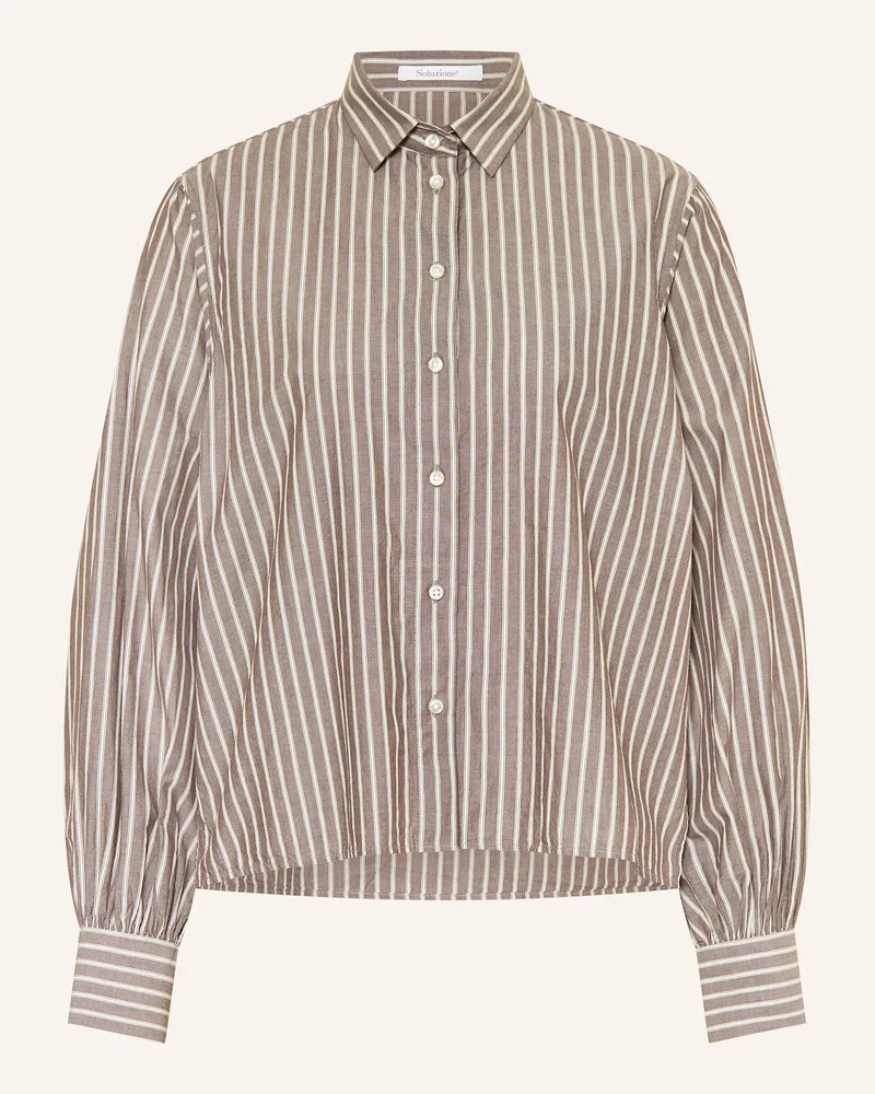 Soluzione Hemdbluse Braun