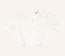 Dirndlbluse Aus Spitze weiss