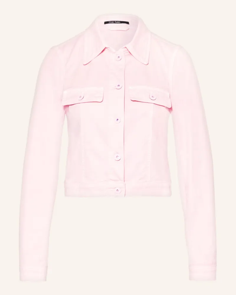 MARC AUREL Cropped-Jeansjacke Rosa