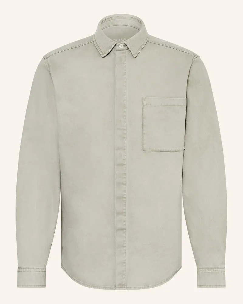 Juvia Jeanshemd Franz Regular Fit gruen Hellgrün