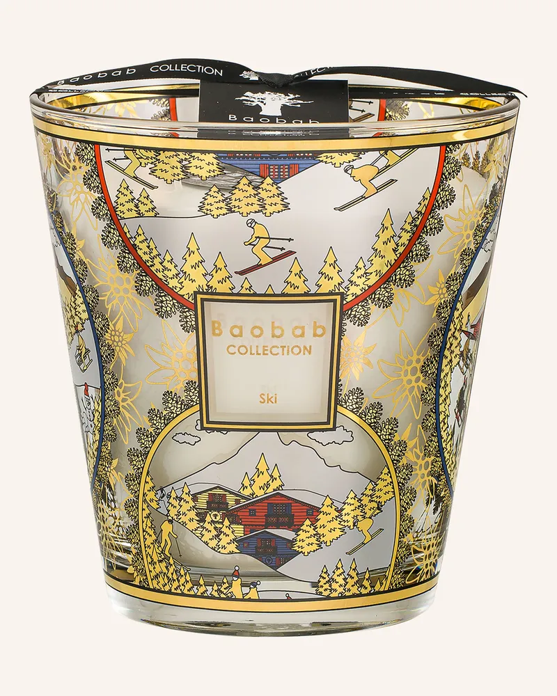 Baobab Collection Duftkerze Ski schwarz Schwarz