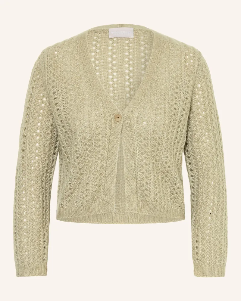 hemisphere Strickjacke Mit Cashmere gruen Khaki