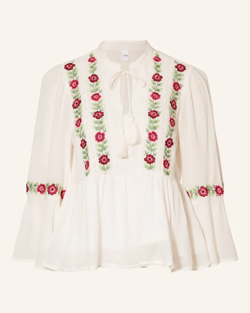 Y.A.S Blusenshirt Mit Spitze weiss Weiss
