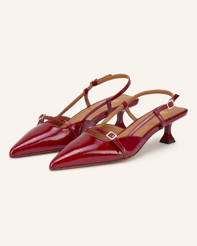 Bobbies Slingpumps Reem rot Dunkelrot