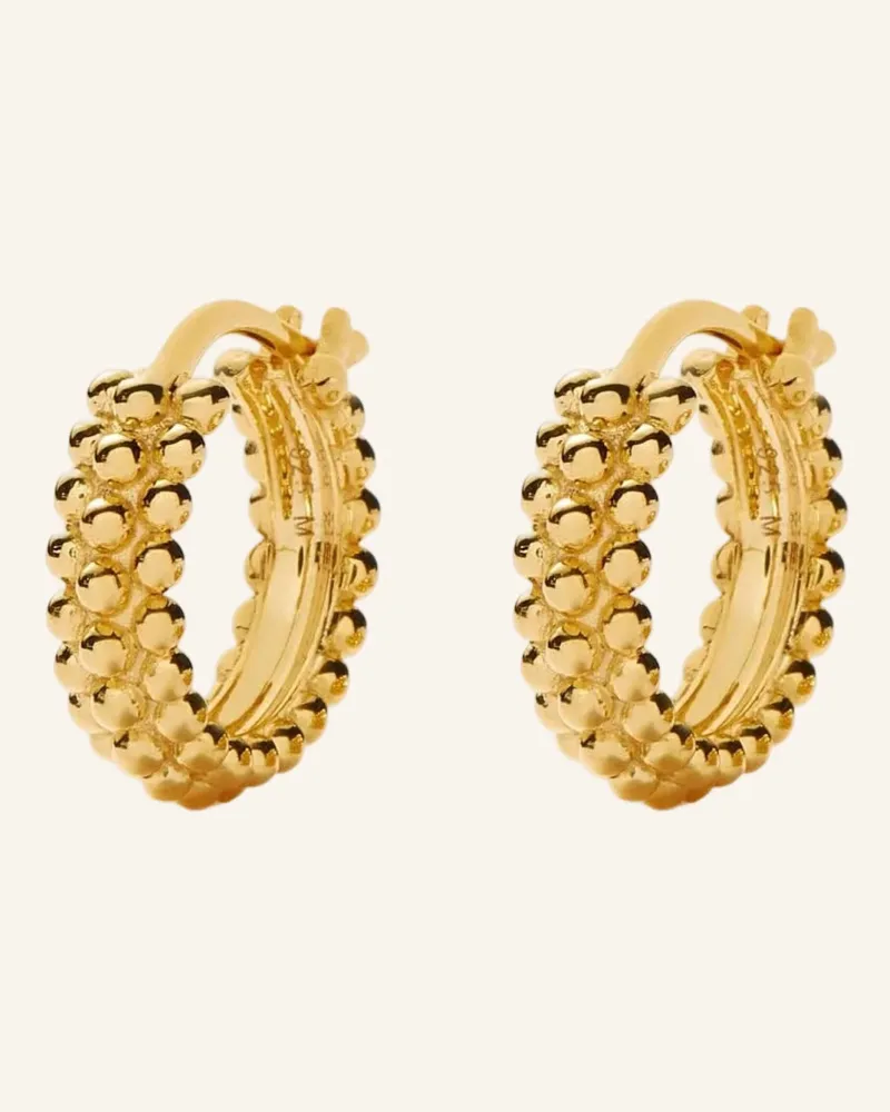 Missoma Creolen Mini Baya Hoop Earrings By Glambou gold Gold