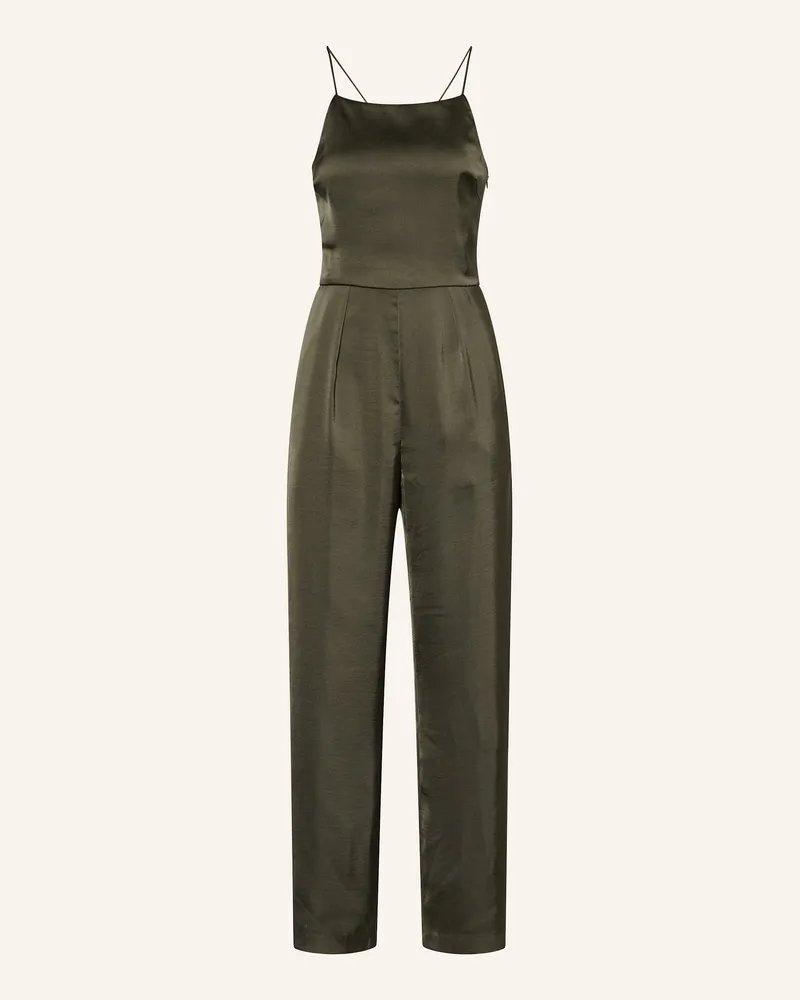 Samsøe & Samsøe Jumpsuit Savilla Aus Satin gruen Khaki
