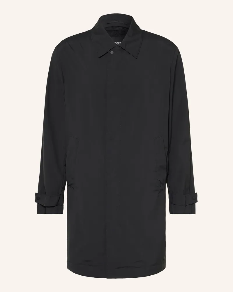 HUGO BOSS Mantel Clark schwarz Schwarz