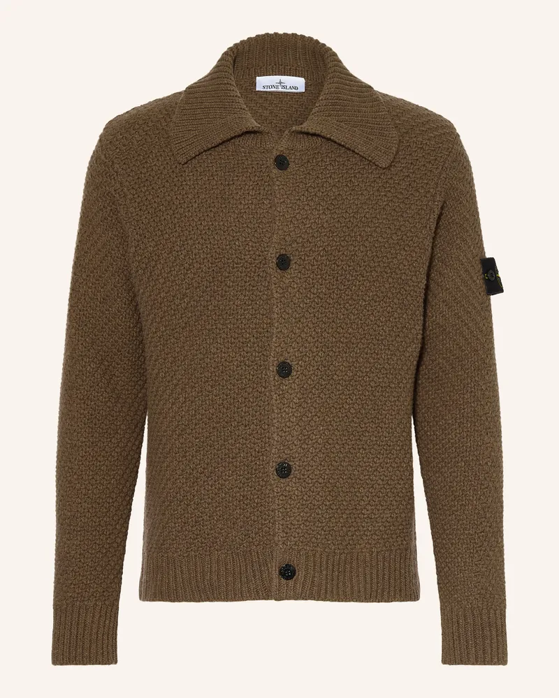 Stone Island Strickjacke braun Braun