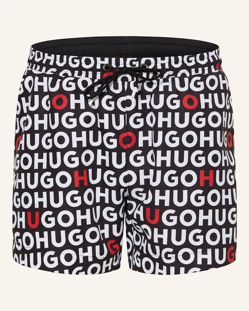 HUGO BOSS Badeshorts TORTUGA Schwarz