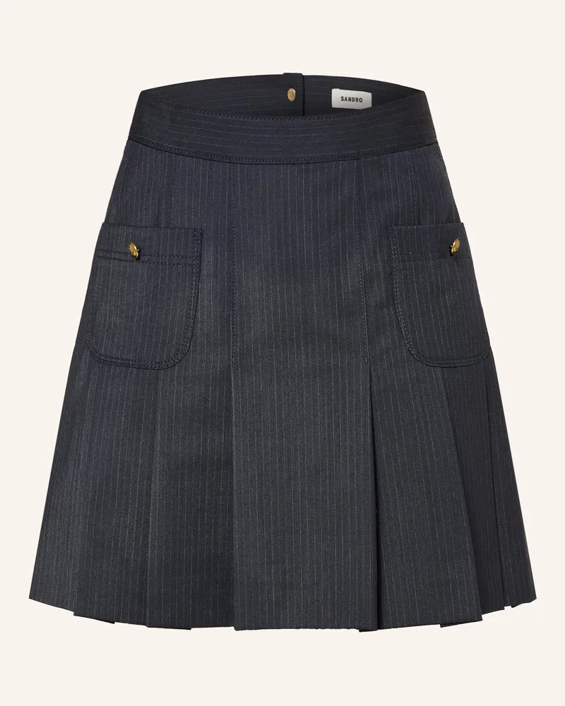 Sandro Faltenrock blau Dunkelblau