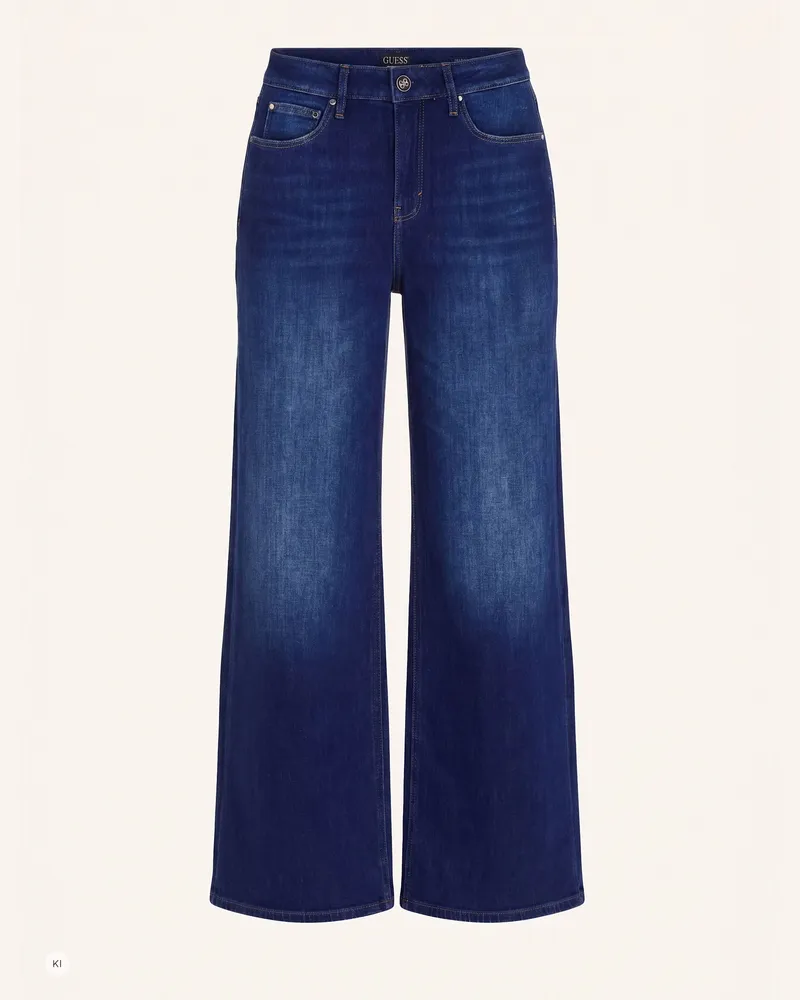 Guess Wide Leg Bellflower blau Dunkelblau