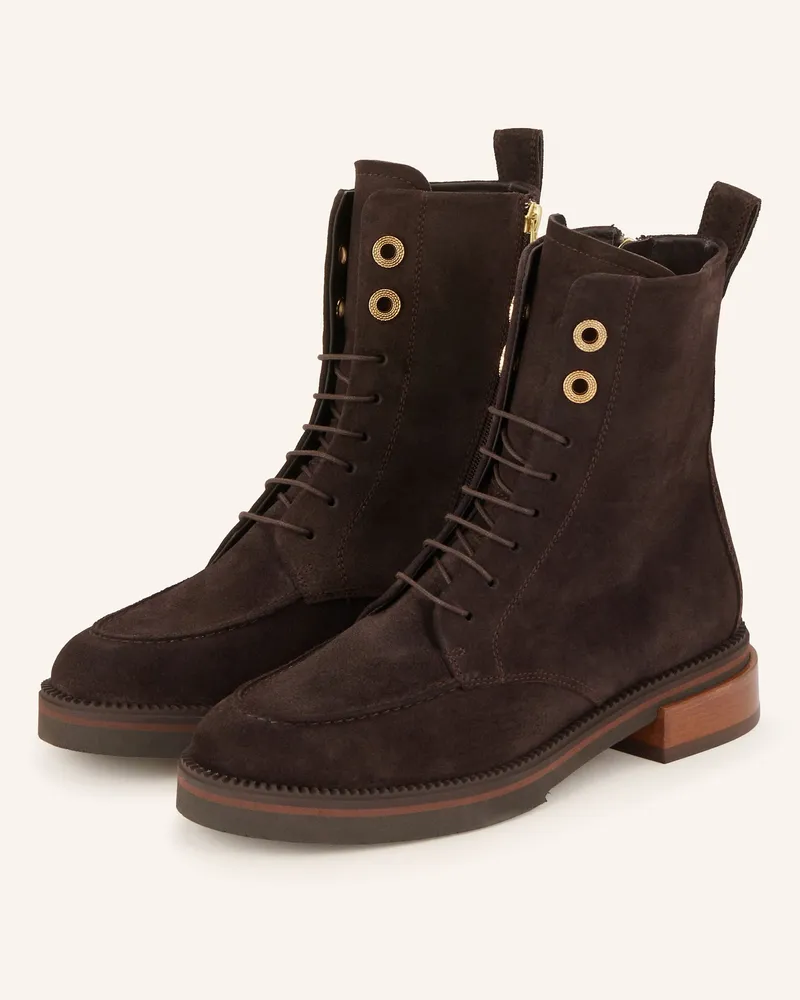 Pertini Schnürboots braun Dunkelbraun