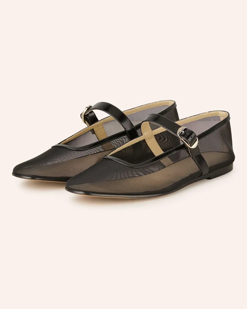 Le Monde Béryl Mary-Jane-Ballerinas Schwarz