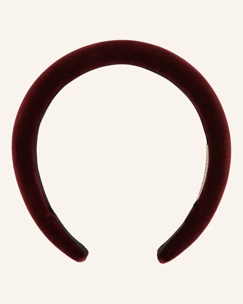 CocoVero Haarreif Flora rot Dunkelrot