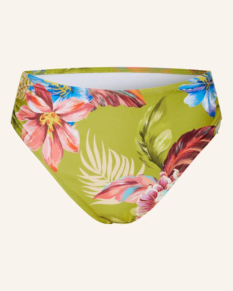 Lidea High-Waist-Hose BOTANIC BURST Hellgrün