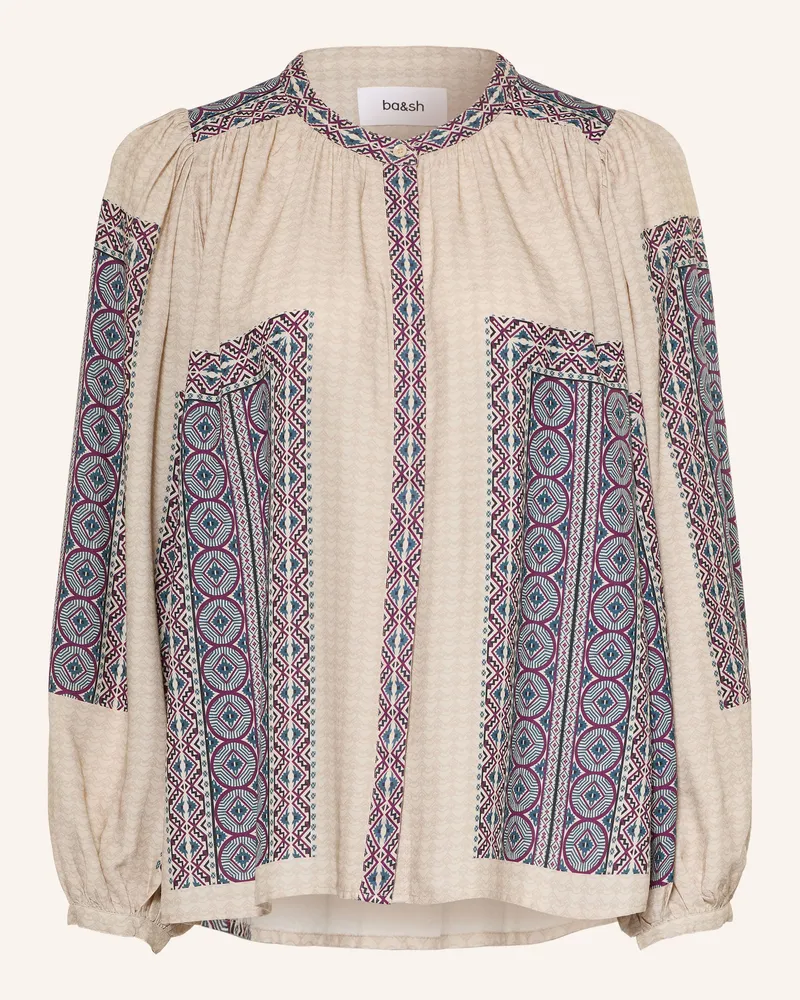 ba&sh Blusenshirt Olivio weiss Hellbraun