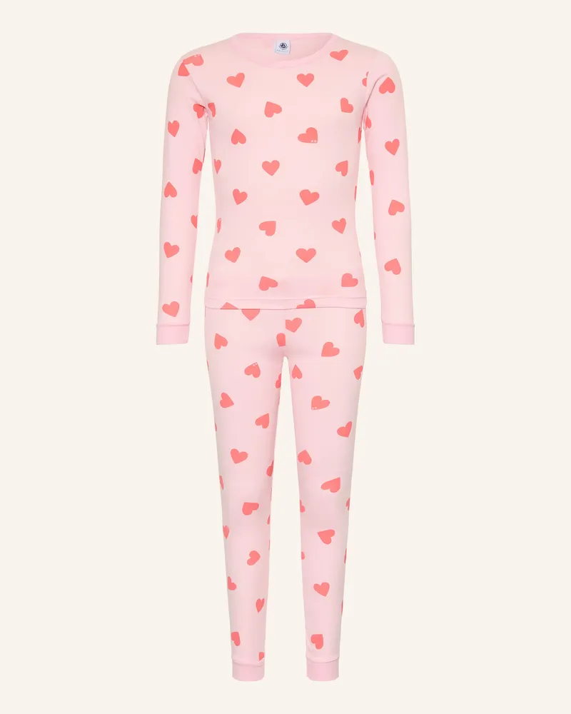 Petit Bateau Schlafanzug pink Rosa