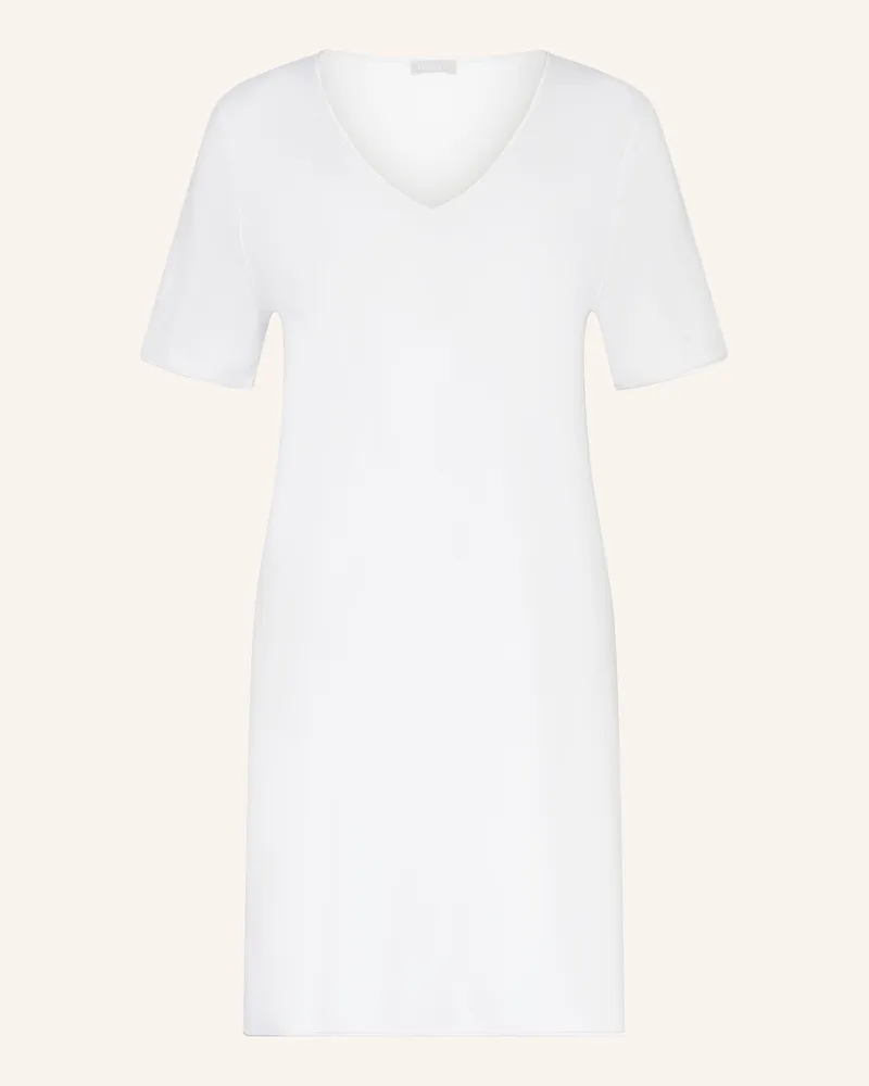 Hanro Nachthemd Cotton Silk weiss Weiss