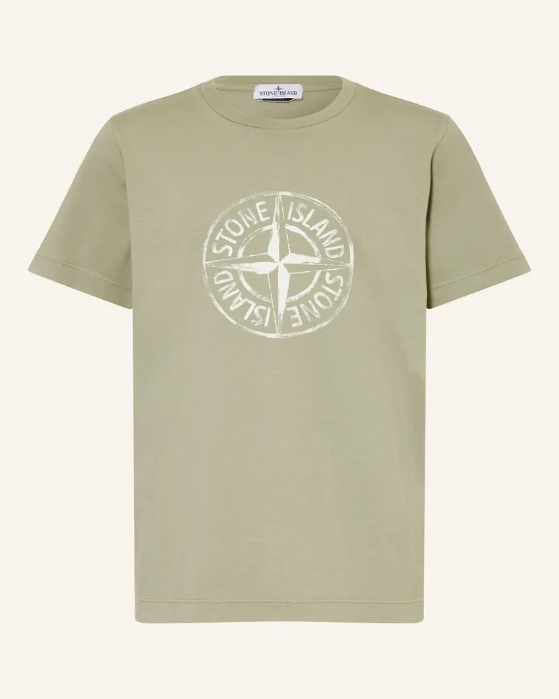 Stone Island T-Shirt gruen Khaki