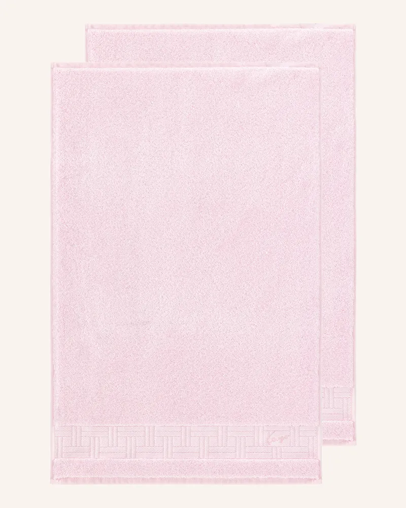 Kenzo Gästetuch 2er Set Kweave rosa Rosa