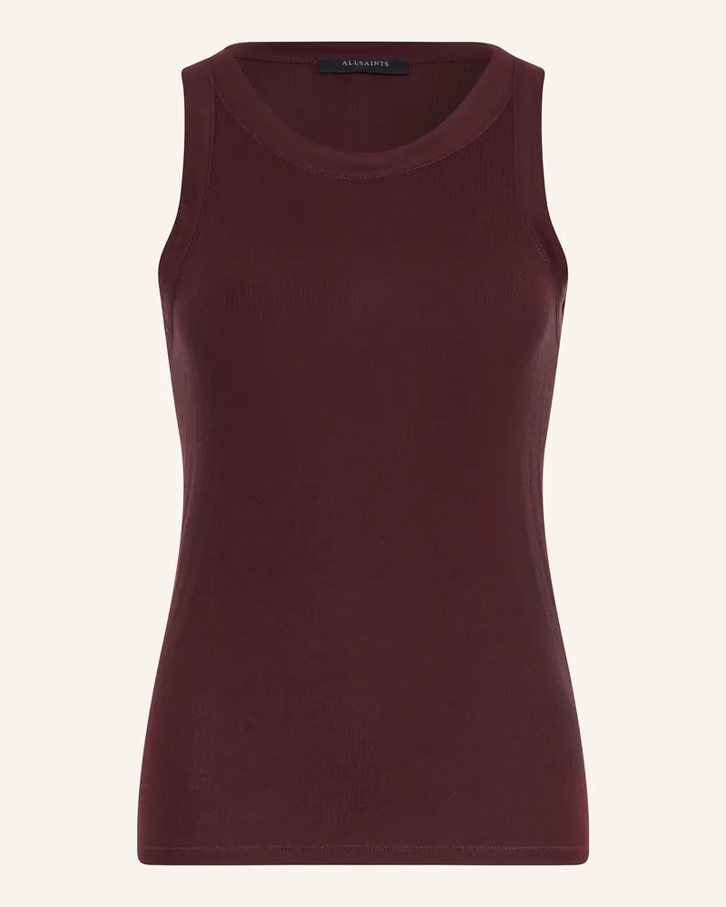 AllSaints Top RINA Dunkelrot