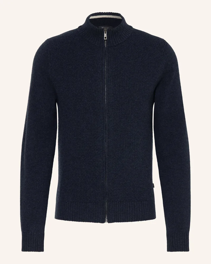 Maerz Strickjacke Aus Merinowolle blau Dunkelblau