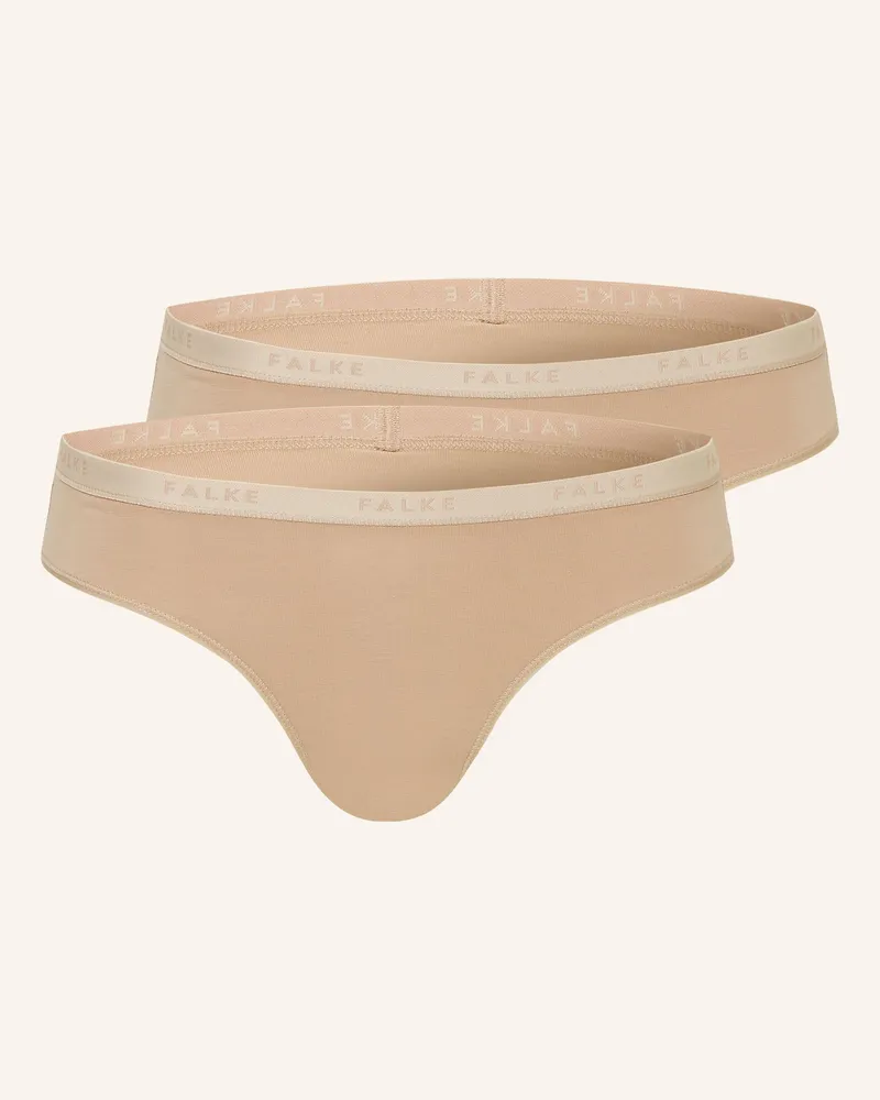 Falke 2er-Pack Slips DAILY COMFORT Camel