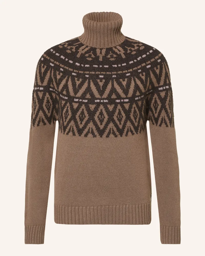 Bogner Rollkragenpullover Roxter Aus Cashmere braun Hellbraun