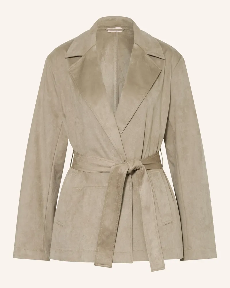 Liu Jo Blazer In Lederoptik gruen Grau