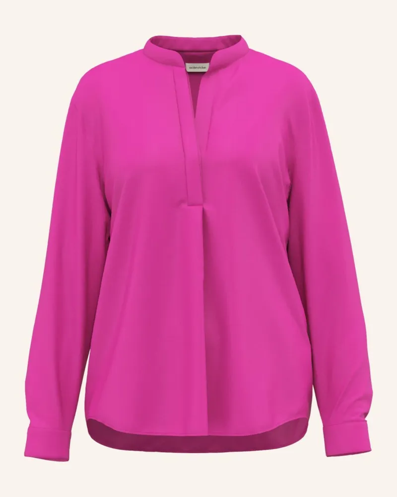 Seidensticker Tunika, Stehkragenbluse Lila