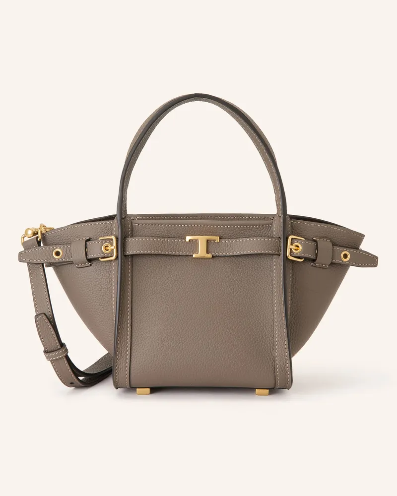 TOD'S Umhängetasche braun Grau