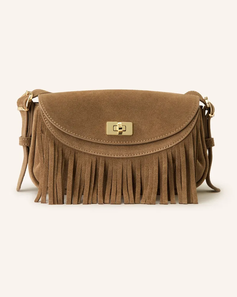 Sandro Umhängetasche Mini Mambo beige Braun