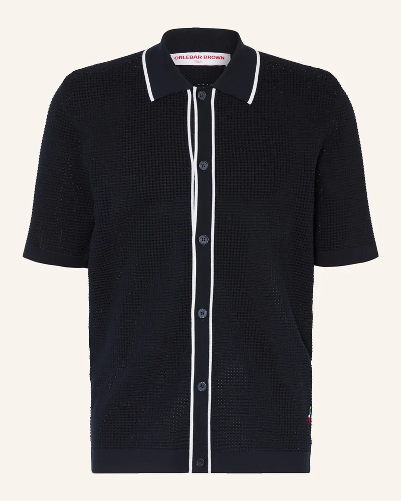 Orlebar Brown Resorthemd RODDY Slim Fit Dunkelblau