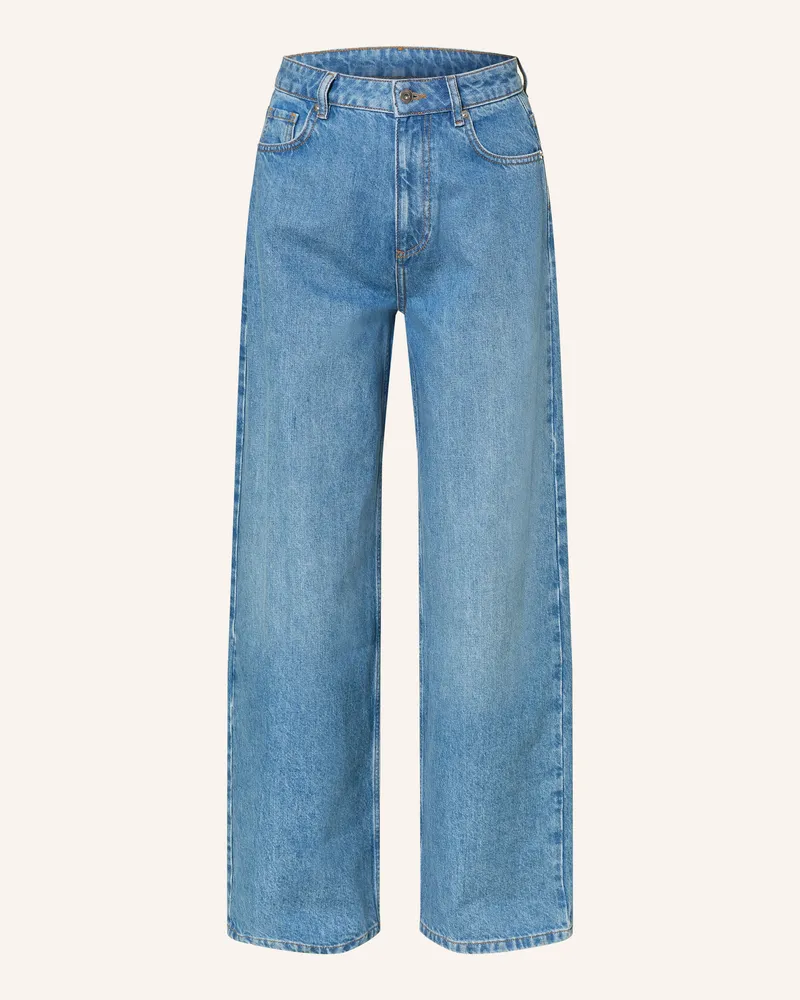 Darling Harbour Wide Leg Jeans grau Mid