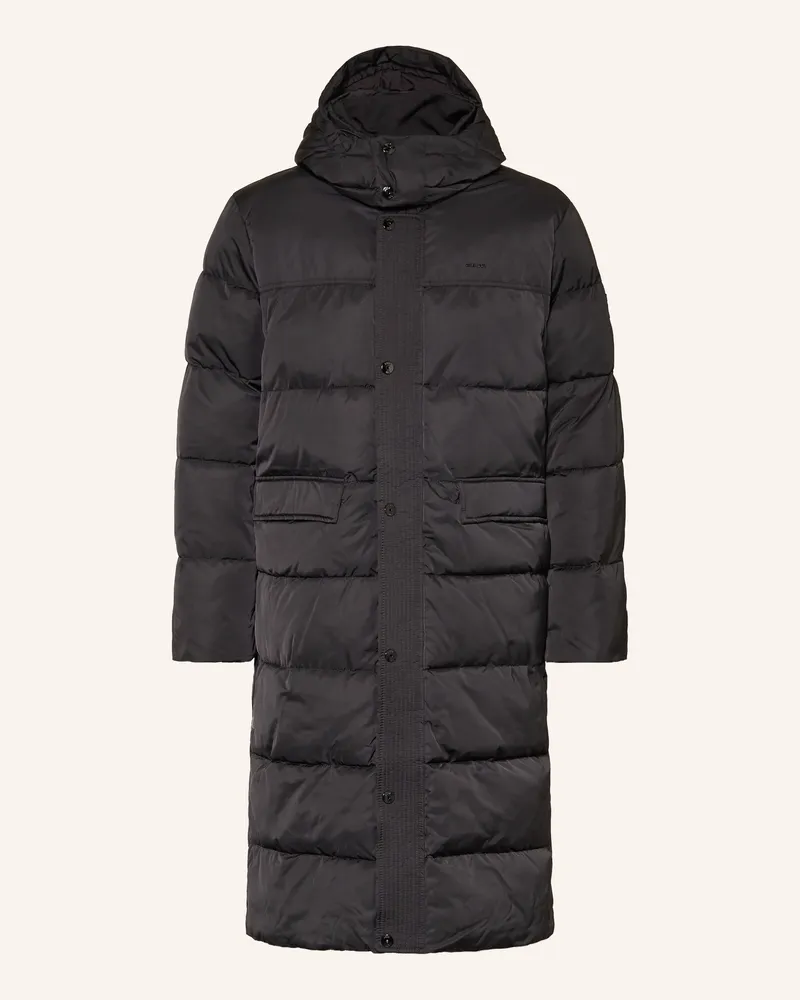 G-STAR RAW Steppmantel Element Mit Abnehmbarer Kapuze schwarz Schwarz