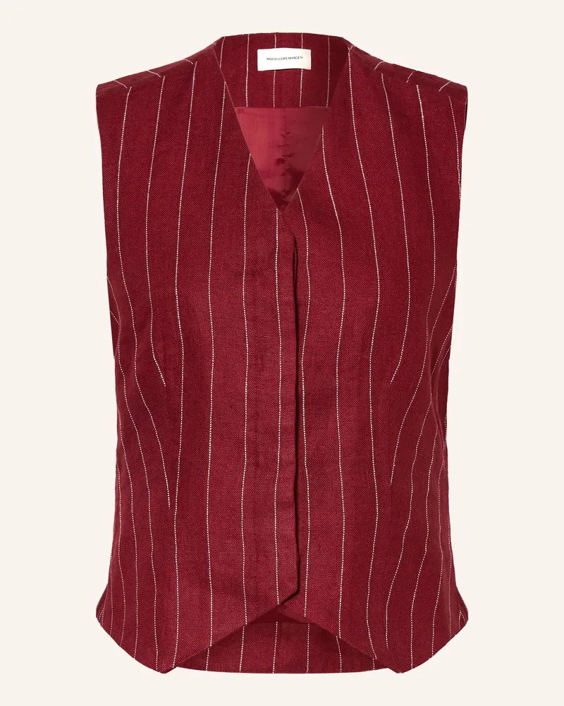 MOSS COPENHAGEN Blazerweste Mschclaritte rot Dunkelrot