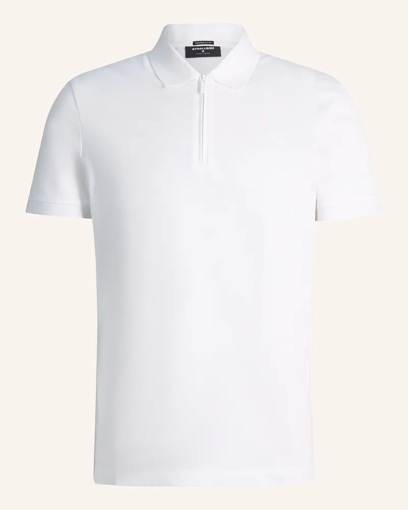Strellson Zip-Poloshirt Piro weiss Weiss
