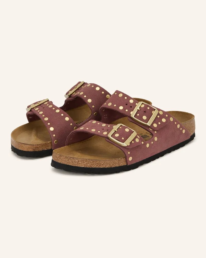 Birkenstock Pantoletten Arizona Rivet Mit Nieten rosa Altrosa