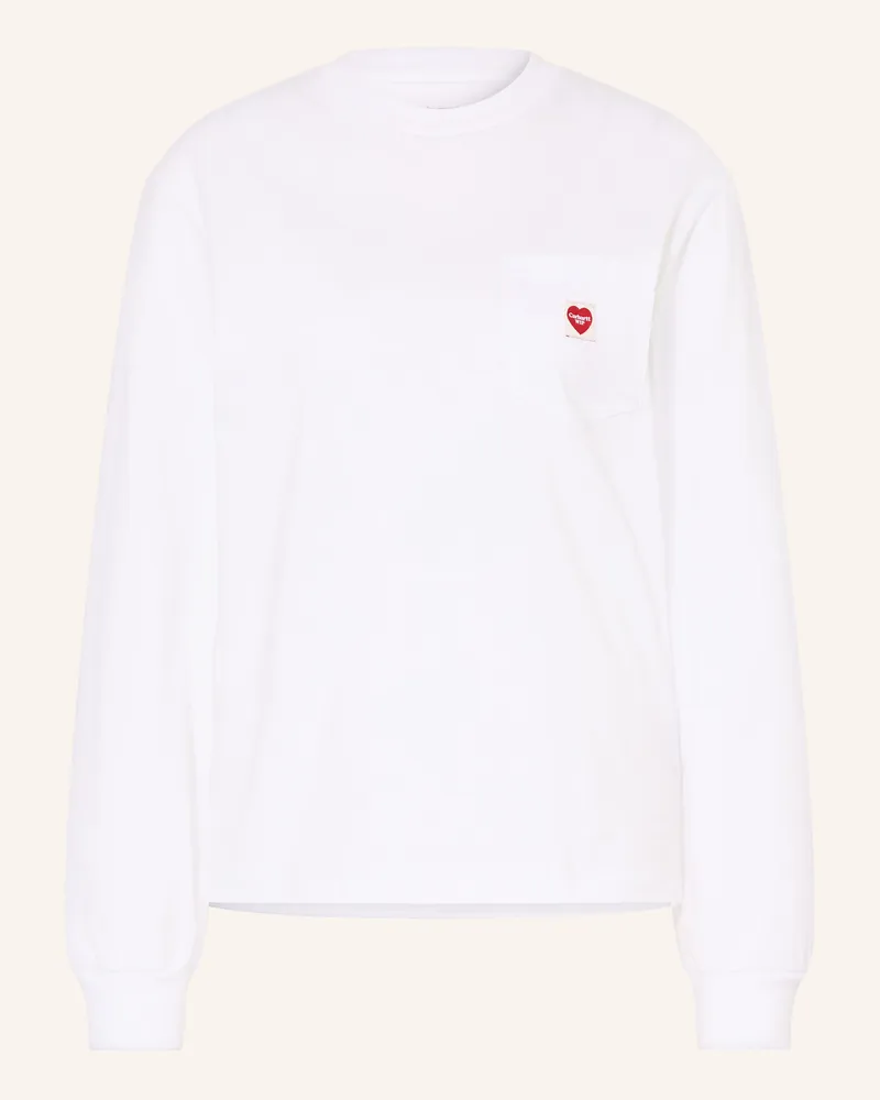 Carhartt WIP Longsleeve weiss Weiss