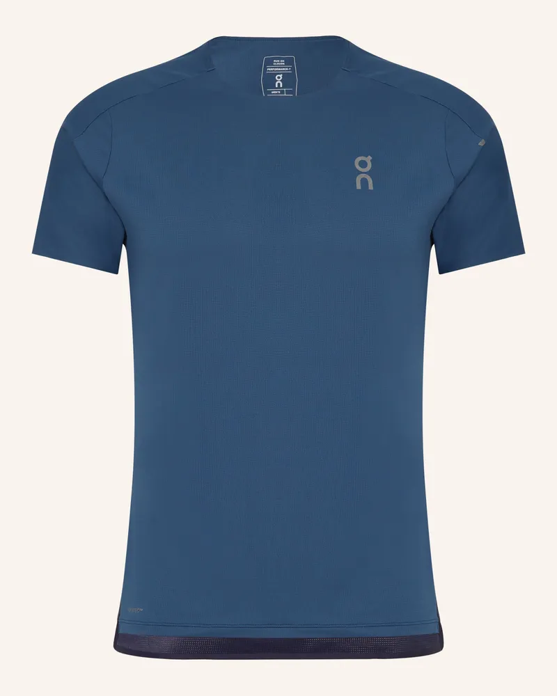 ON Laufshirt PERFORMANCE-T Blau