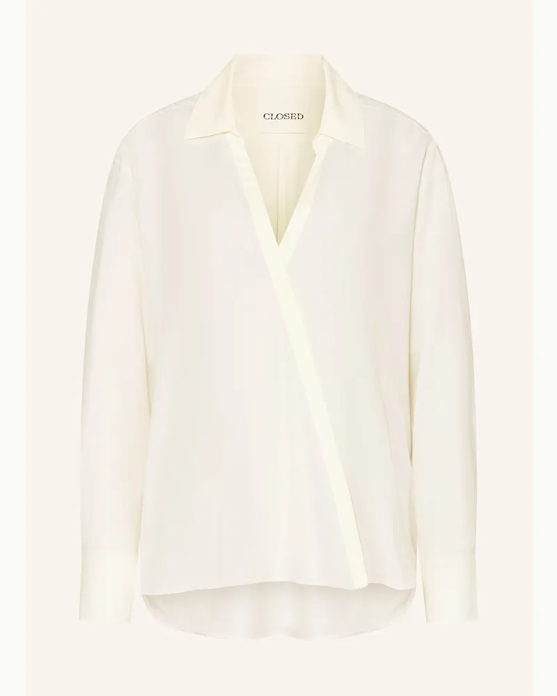 Closed Hemdbluse weiss Creme