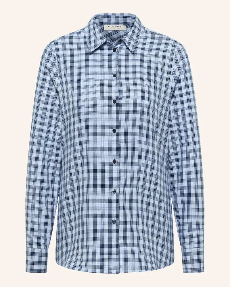 Eterna Bluse REGULAR FIT Blau